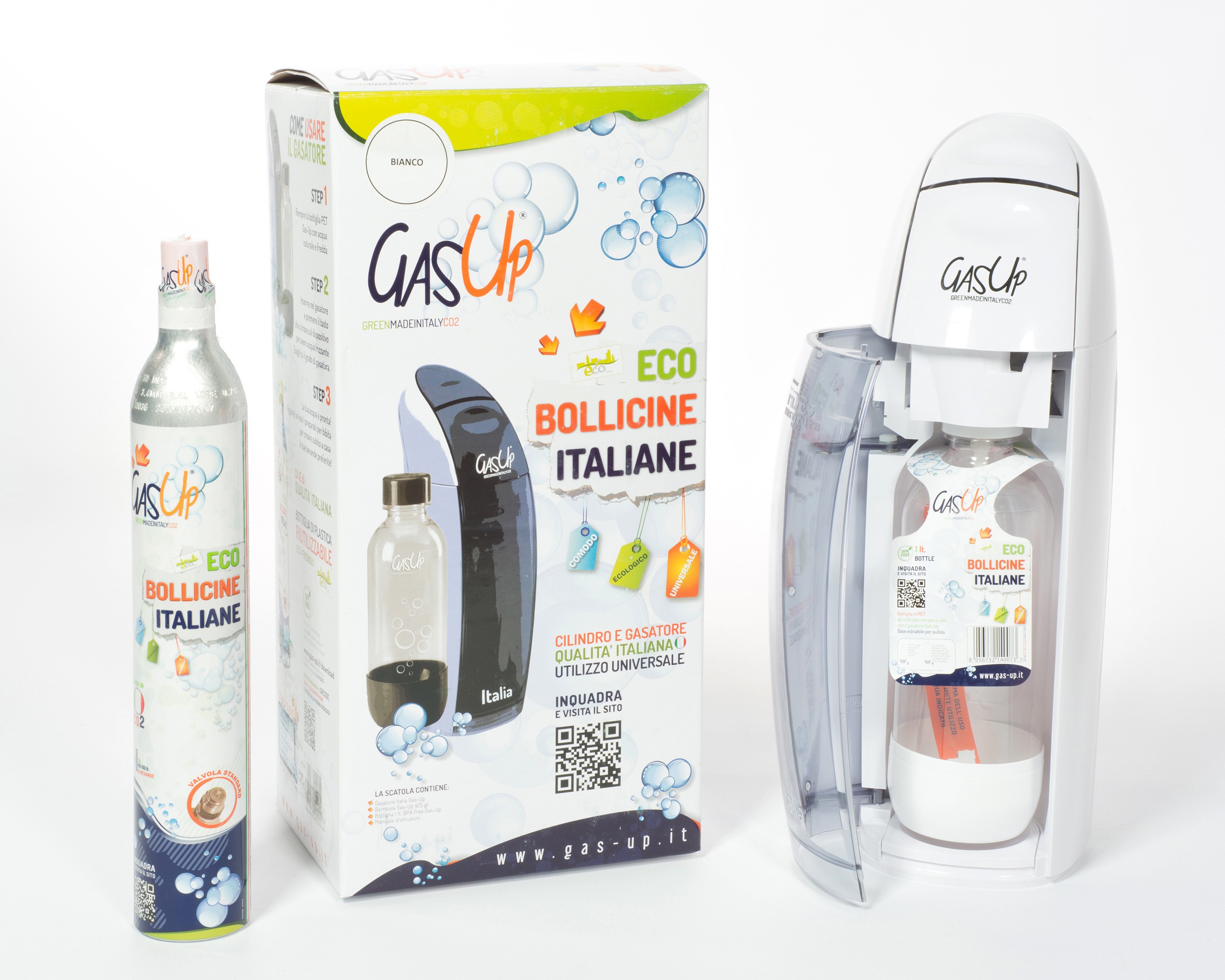 Gasatore Gas-Up Bianco